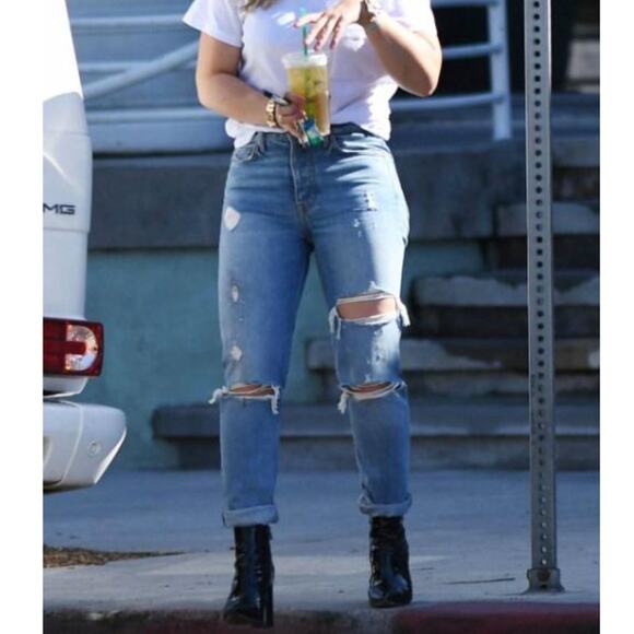 GRLFRND Petite Karolina High-Rise Skinny Jean in A Little More Love Size 27 - Picture 3 of 12